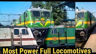 preview picture of video 'India's Most Power Full locomotive WAG 9H Hauling Passenger Train..'