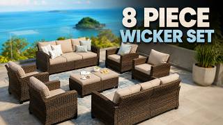 Best 8 Piece Wicker Outdoor Patio Conversation Set 2026: Top 10 Ranked & Tested