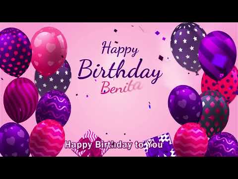 Happy Birthday Benita | Benita Happy Birthday Song