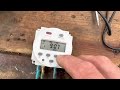 How To Set Amazon Switch CN101A DC 12VMini LCD Digital Microcomputer Control Power Timer Switch