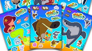 Download lagu Peel & Play💞Incredibox Sprunki Sticker Book - Zig And Sharko Marina, Sharko, Zig, Bernie, Aldo mp3