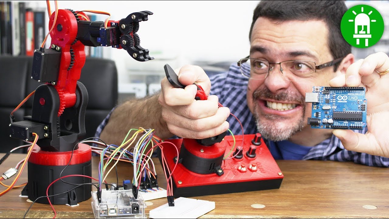 Braço Robótico com Arduino - Como Montar o Circuito e Como Programar