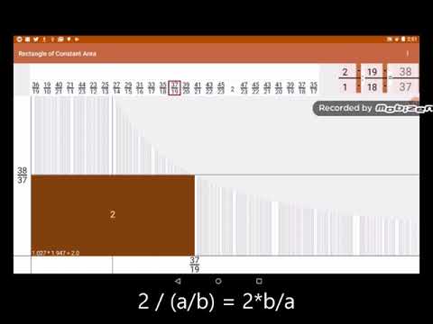 Rectangle of constant area Video