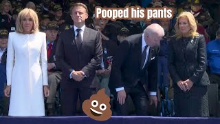 Joe Biden Pooped His Pants at the D-Day Ceremony!