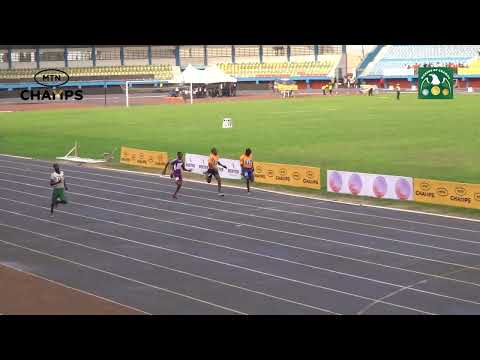 200m Cadet U14 Boys Heat 1 at MTN Champ Asaba