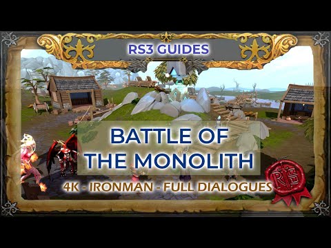 RS3: Battle of the Monolith Miniquest Guide 2022 | No Direct Combat | Full Cutscenes/Dialogues
