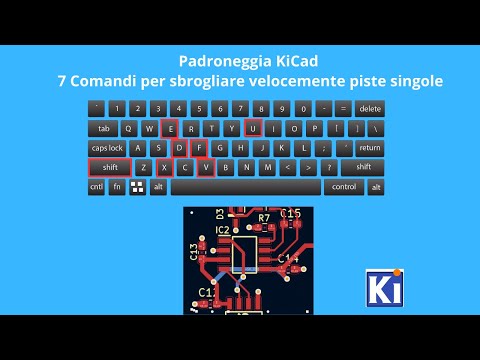 Padroneggia KiCad : 7 comandi per sbrogliare velocemente piste singole