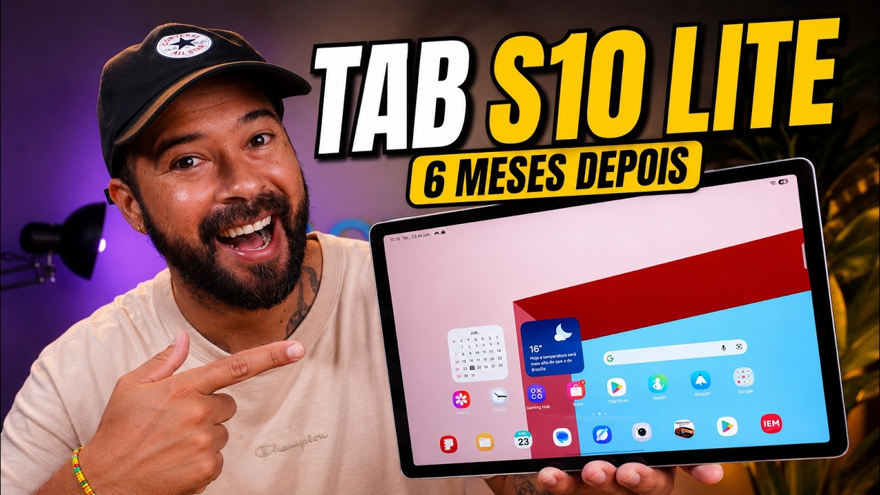 Miniatura da avaliação em vídeo de Tablet Samsung Galaxy Tab S10 Lite 128GB