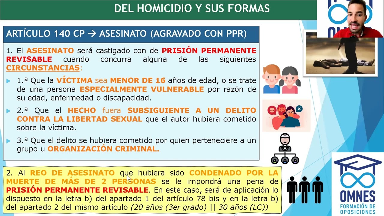 Del homicidio y sus formas