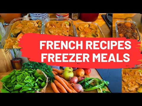 Easy French Recipes - Freezer meals | Typical, Traditional & Healthy French Diet