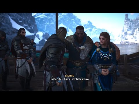 Assassin's Creed Valhalla: Meeting Basim wearing Basim's outfit