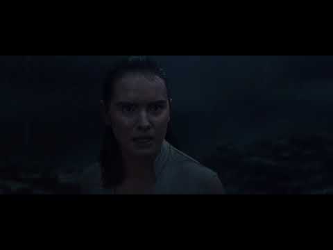 Star wars the last jedi | luke skywalker vs rey (battle on the island)