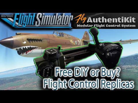 Authentikit Modular Replica Flight Controls | Free DIY or Payware | MSFS