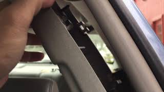 Toyota Seat Belt Stuck