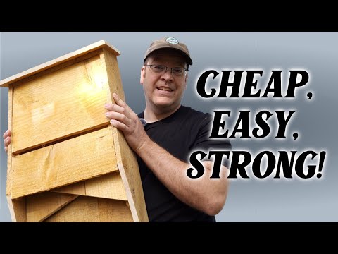 Homemade DIY Cedar Bat Box Build with Available Plans!