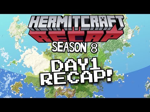 Hermitcraft SEASON 8 Day 1 RECAP!
