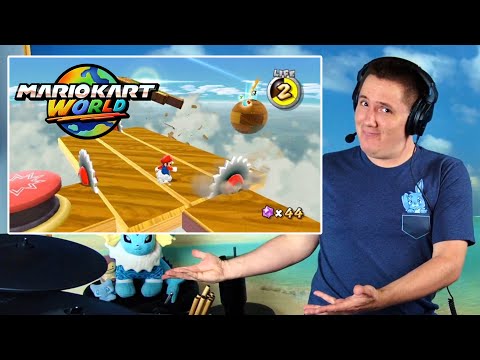 Puzzle Plank Galaxy From Mario Kart World Is SO GOOD On Drums!