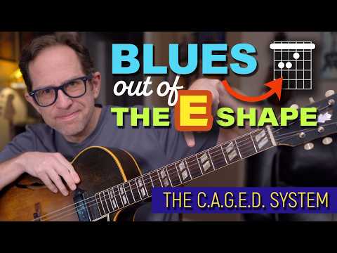 Understanding the CAGED System with the Blues - Blues from the E Shape - Guitar Lesson - ML134