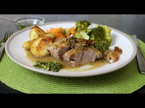Roast Lamb and Mint Sauce