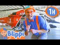 Blippi Explores A Firefighting Helicopter 1 HOUR BEST OF BLIPPI Full Episodes Blippi Toys