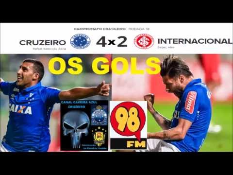 CRUZEIRO 4 x 2 INTERNACIONAL Goals Narration Albertinho Lombriga 98FC 98Live Brazilian 2016 18th ...