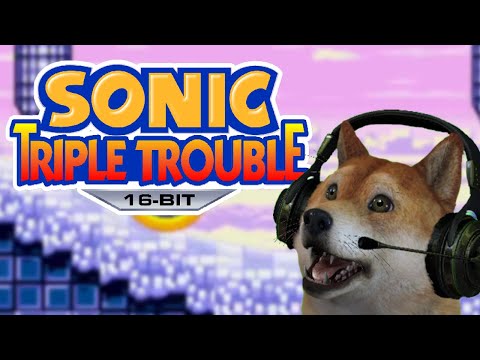 Sonic Triple Trouble 16-Bit Remake Full Playthrough! (Race with Argick and Huds)