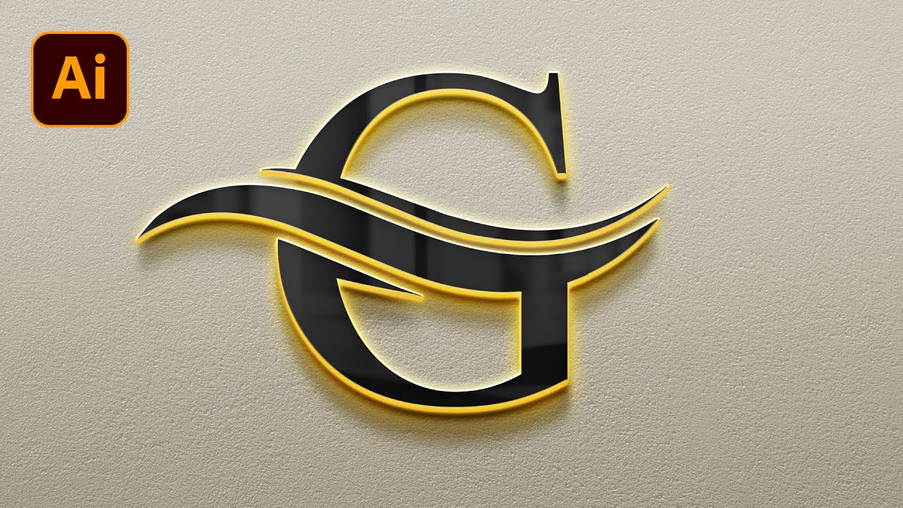 Logo Design - Luxury Letter G Logo Design Illustrator Tutorial | Illustrator logo design tutorial