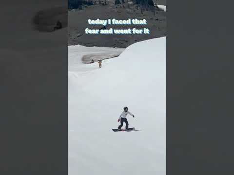 Facing my snowboard fears... #shorts