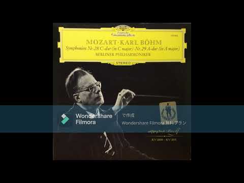 [High quality] W.A.Mozart - Symphony No.29 in A major, K.201/Karl Böhm &  Berliner Philharmoniker