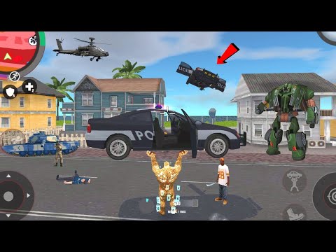 Stone Giant (Stone Giant Fly Cars on Road) Police Car Throw on Police Man - Android Gameplay HD
