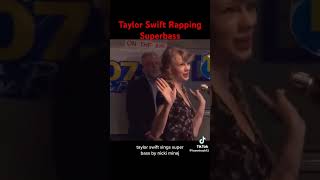 Taylor Swift Rapping Nicki Minaj #nickiminaj #superbass