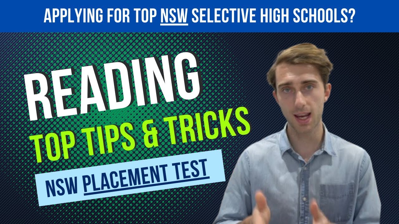 How To Ace Reading | NSW Selective Placement Test Tips! [2025]