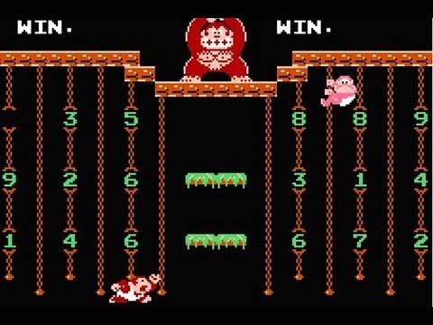 CGRundertow DONKEY KONG JR.MATH for NES ビデオゲームレビュー (CGRundertow DONKEY KONG JR. MATH for NES Video Game Review)