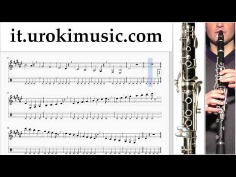 Lezioni di Clarinetto Charlie Puth & Selena Gomez - We Don't Talk Anymore Tutorial Spartito Parte#1