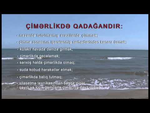 Fövqəladə Hallar Nazirliyinin çimərliklərlə bağlı təhlükəsizlik qaydaları ilə əlaqədar əhaliyə müraciəti