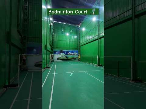 Badminton court 🏸          #shorts