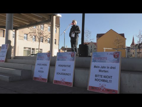 Elsterwerda: Protestaktion in der Innenstadt - LAUSITZWELLE