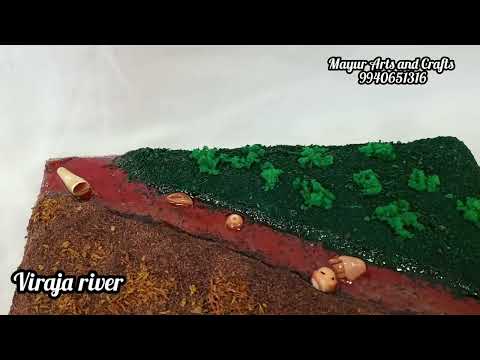 Viraja River || Miniature || Replica #mayurartsandcrafts #replica #Virajanadhi #virajariver