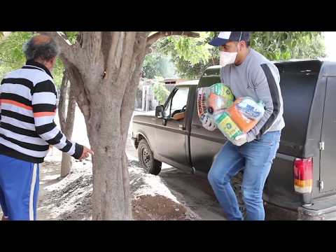 Adultos mayores que solicitaron asistencia alimentaria al 148 recibieron módulos