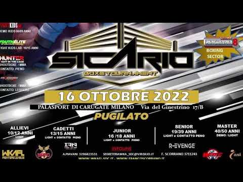 1° match Ring n° 1  ZHELTUKHMIN KIRIL VS BAIETTA STEFANO Sicario WBFC 2022