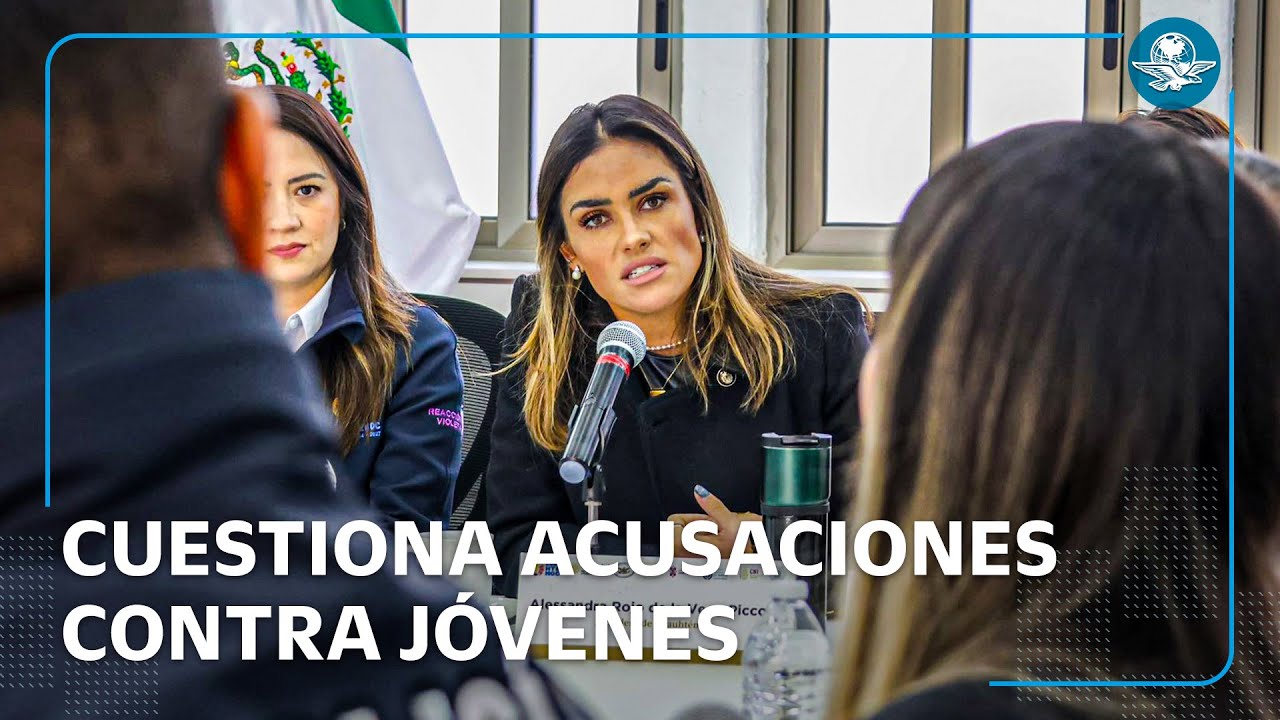 Rojo de la Vega, con pruebas que desmienten acusaciones contra manifestantes de la Generación Z