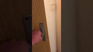 How to close a door quietly