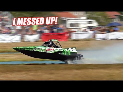ESP Jet Sprint Day 1 - I Crashed on My FIRST DRIVE... This Boat is INSANELY Fast!!!