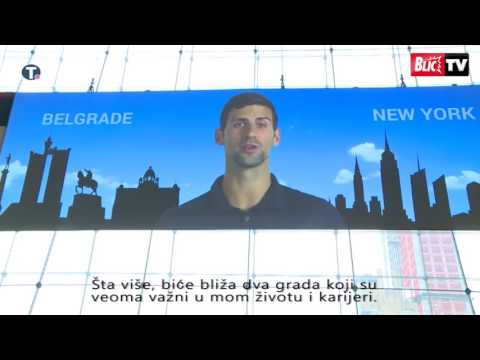 Novak Djokovic Speech - Air Serbia - Direct Flight Nikola Tesla Belgrade Airport - JFK New York