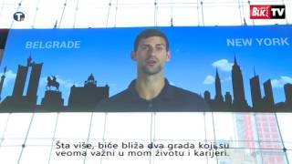 Novak Djokovic Speech - Air Serbia - Direct Flight Nikola Tesla Belgrade Airport - JFK New York