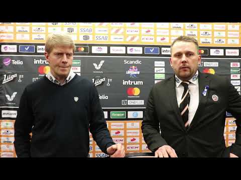 Jälkilöylyt HPK-Tappara 14.3.2019 - lehdistötilaisuus