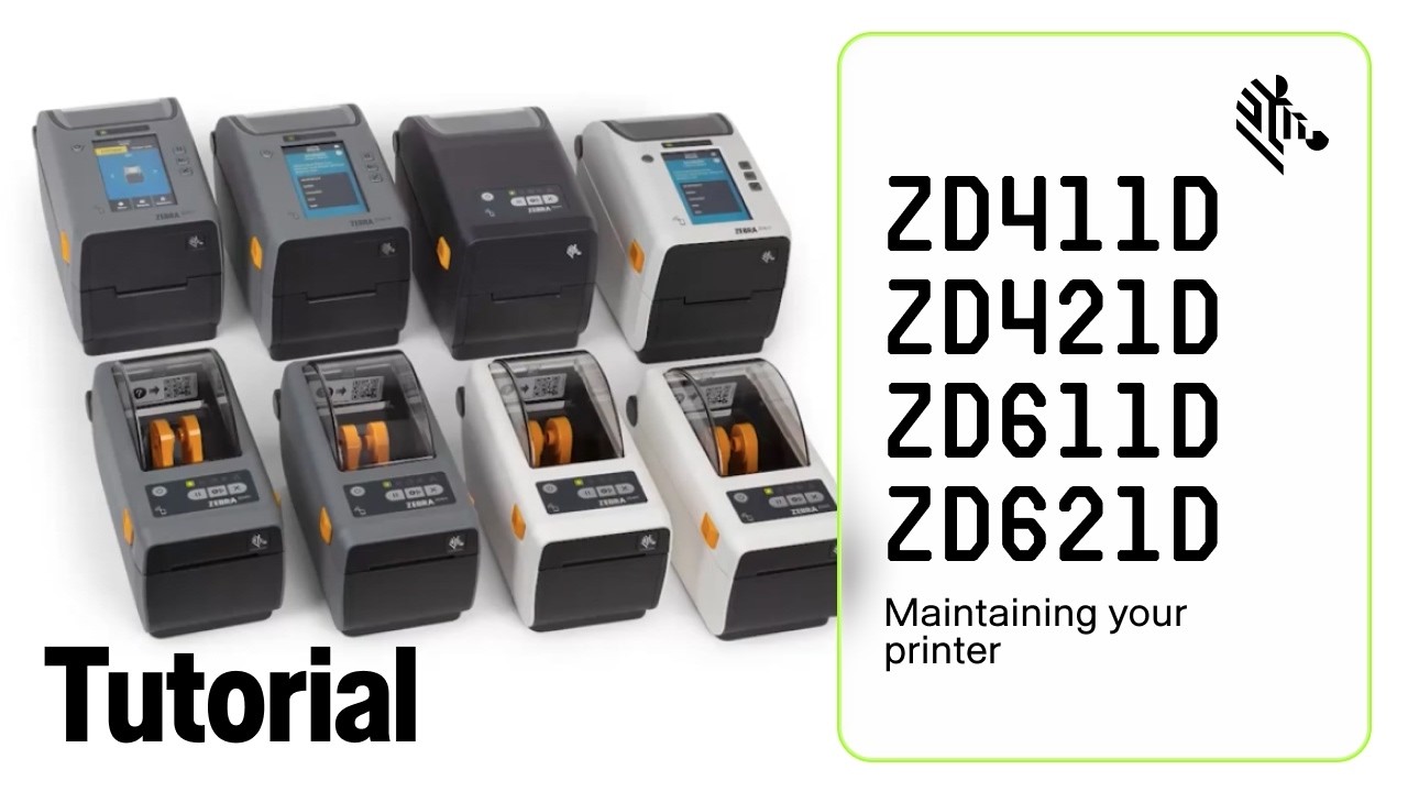Zebra ZD621D – תחזוקה וניקוי המדפסת (Printer Maintenance)