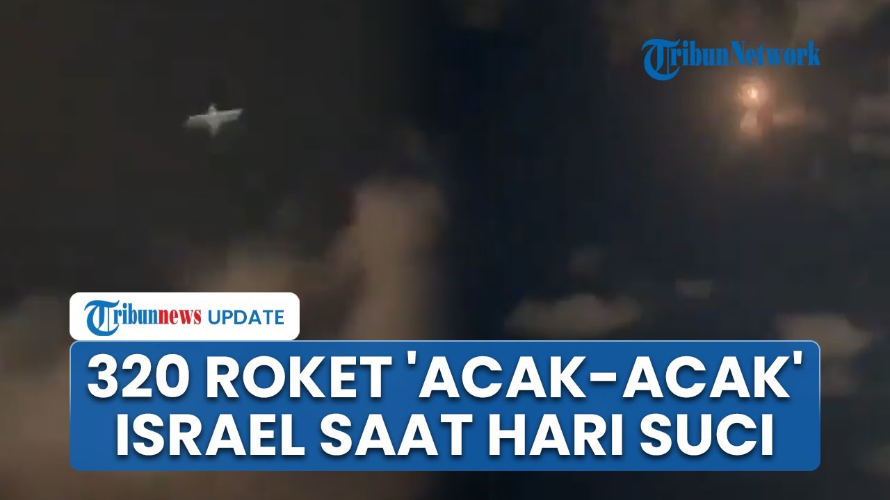 Iron Dome Israel Jebol saat Perayaan Hari Suci! Dihantam 320 Roket