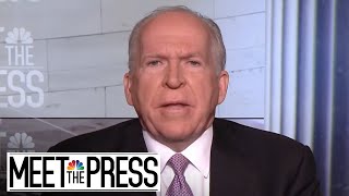 Full John Brennan Interview: 'I Recognize I Have A Bullseye On My Chest' | Meet The Press | NBC News video