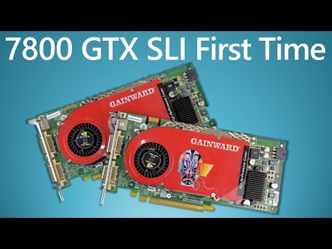 7800 GTX SLI First Time